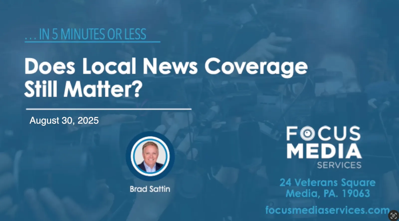 Does local news still matter? Short answer: Yes!